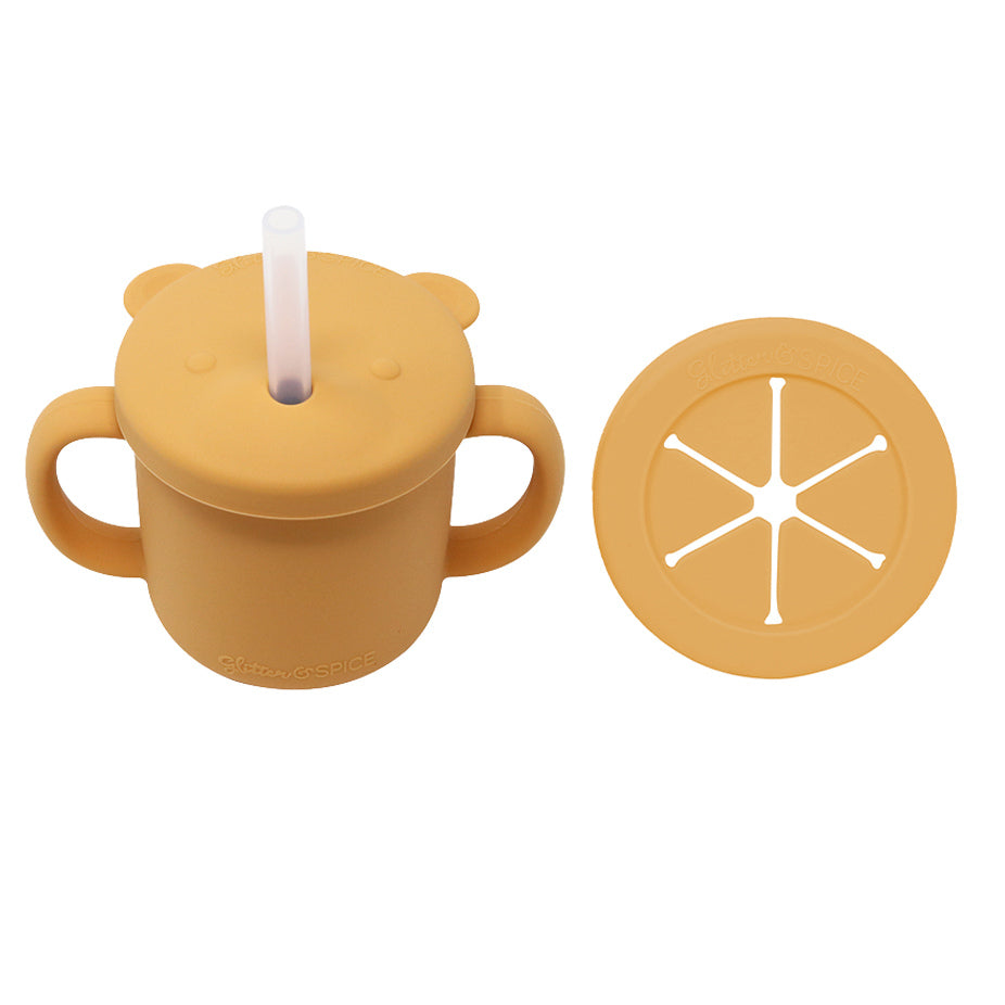 Glitter & Spice Grow With Me Silicone Cup Snack Set Glitter & Spice Grow With Me Silicone Cup Snack Set