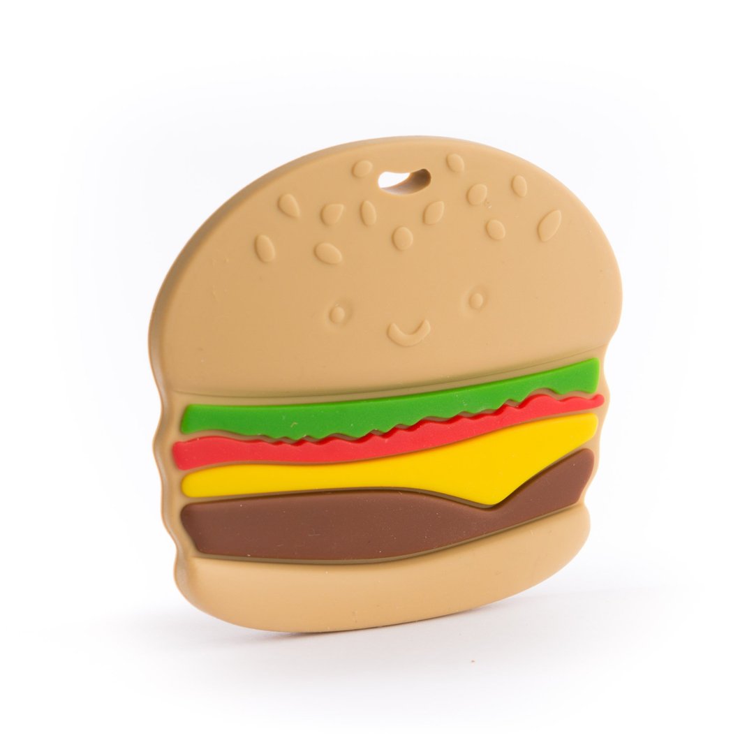Burger Silicone Teether - Discontinued - Glitter & Spice