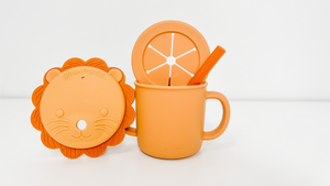Glitter and Spice Grow with Me Cup Set - Leo the Lion