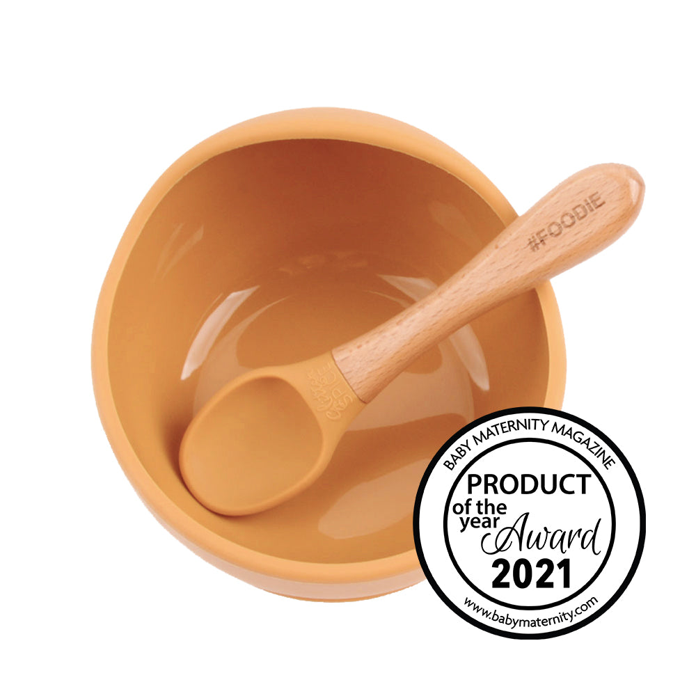 SILICONE BOWL + SPOON SET FACTORY SECONDS - Glitter & Spice