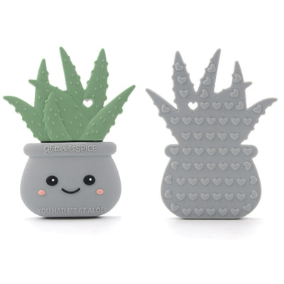 Aloe Plant Silicone Teether - Glitter & Spice