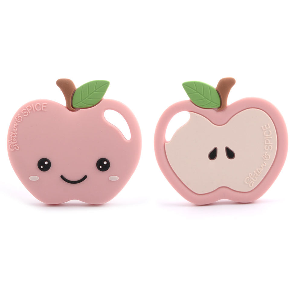 Apple Silicone Teether - Glitter & Spice