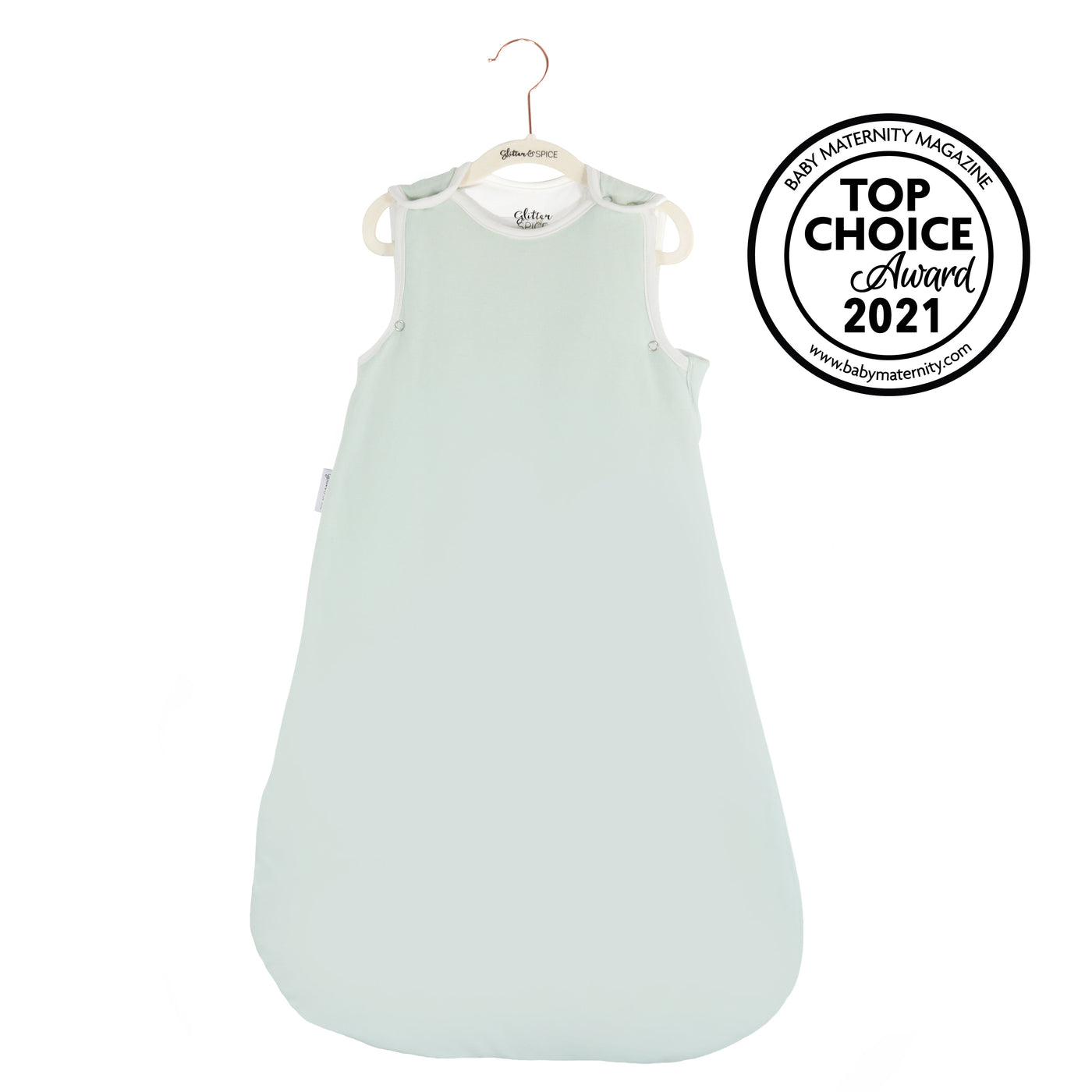 Sleep Bag 1.0 TOG - Coastal Mint - Glitter & Spice Canada