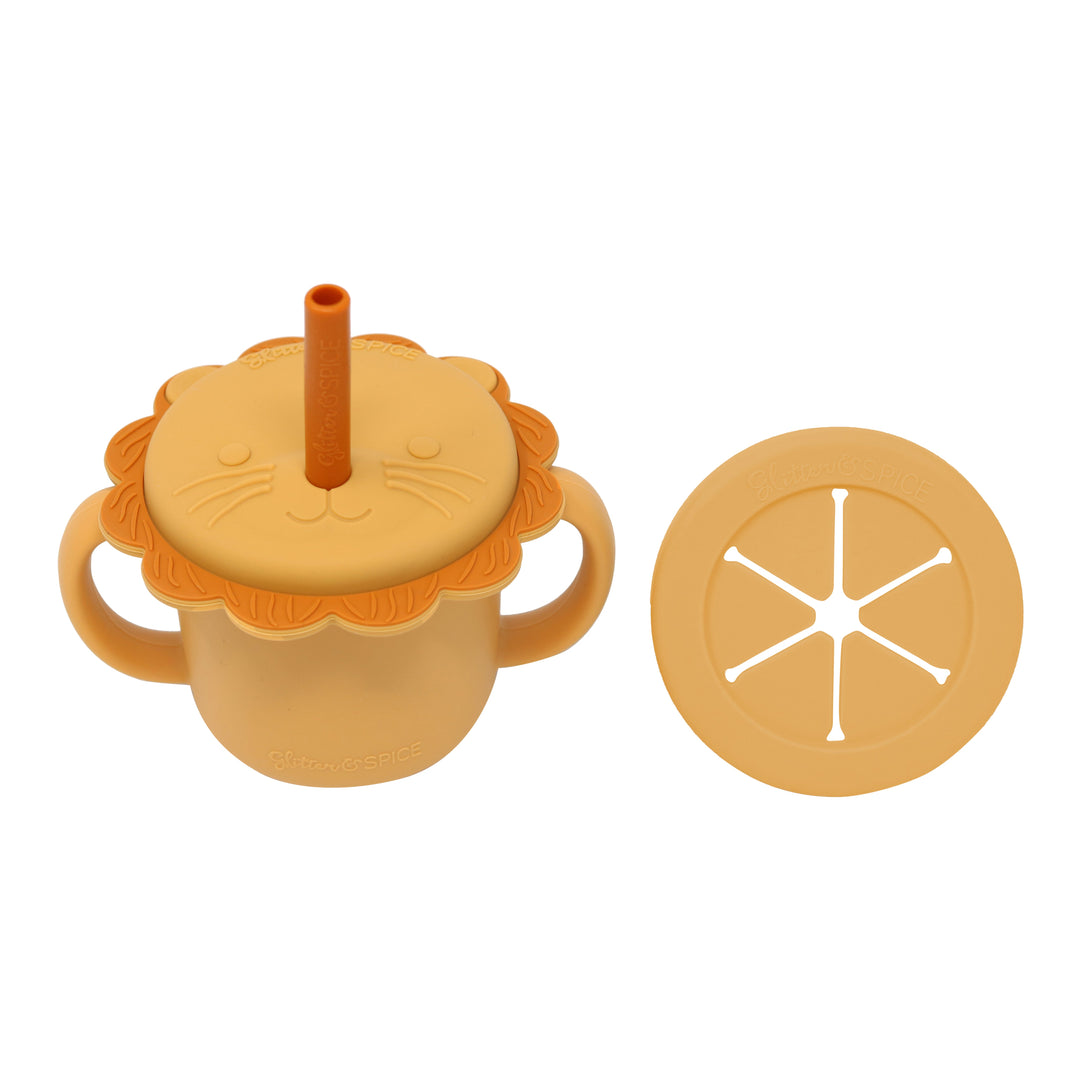 Glitter & Spice Grow With Me Silicone Cup Snack Set Glitter & Spice Grow With Me Silicone Cup Snack Set