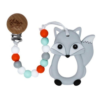 Fox Silicone Teether - Overstock - Glitter & Spice