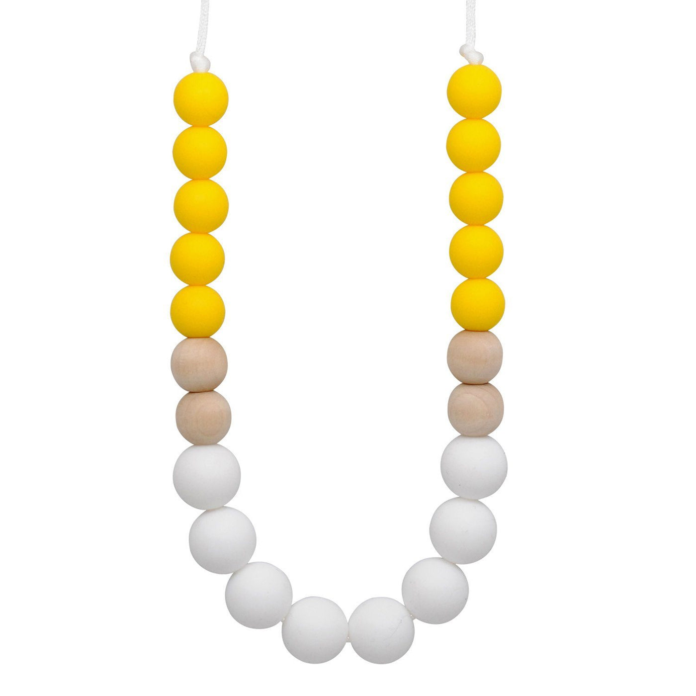 Silicone Teething Necklace - Daisy - Glitter & Spice