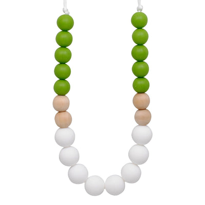 Silicone Teething Necklace - Kelly - Glitter & Spice