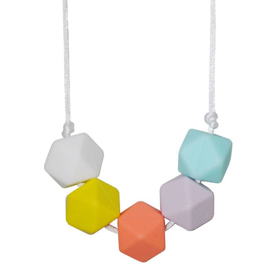 Silicone Teething Necklace - Poppy - Glitter & Spice
