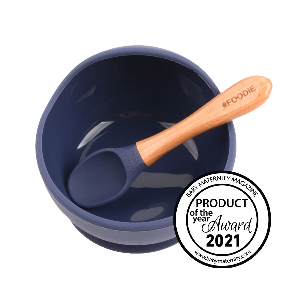 SILICONE BOWL + SPOON SET FACTORY SECONDS - Glitter & Spice