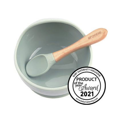 SILICONE BOWL + SPOON SET - Glitter & Spice Canada