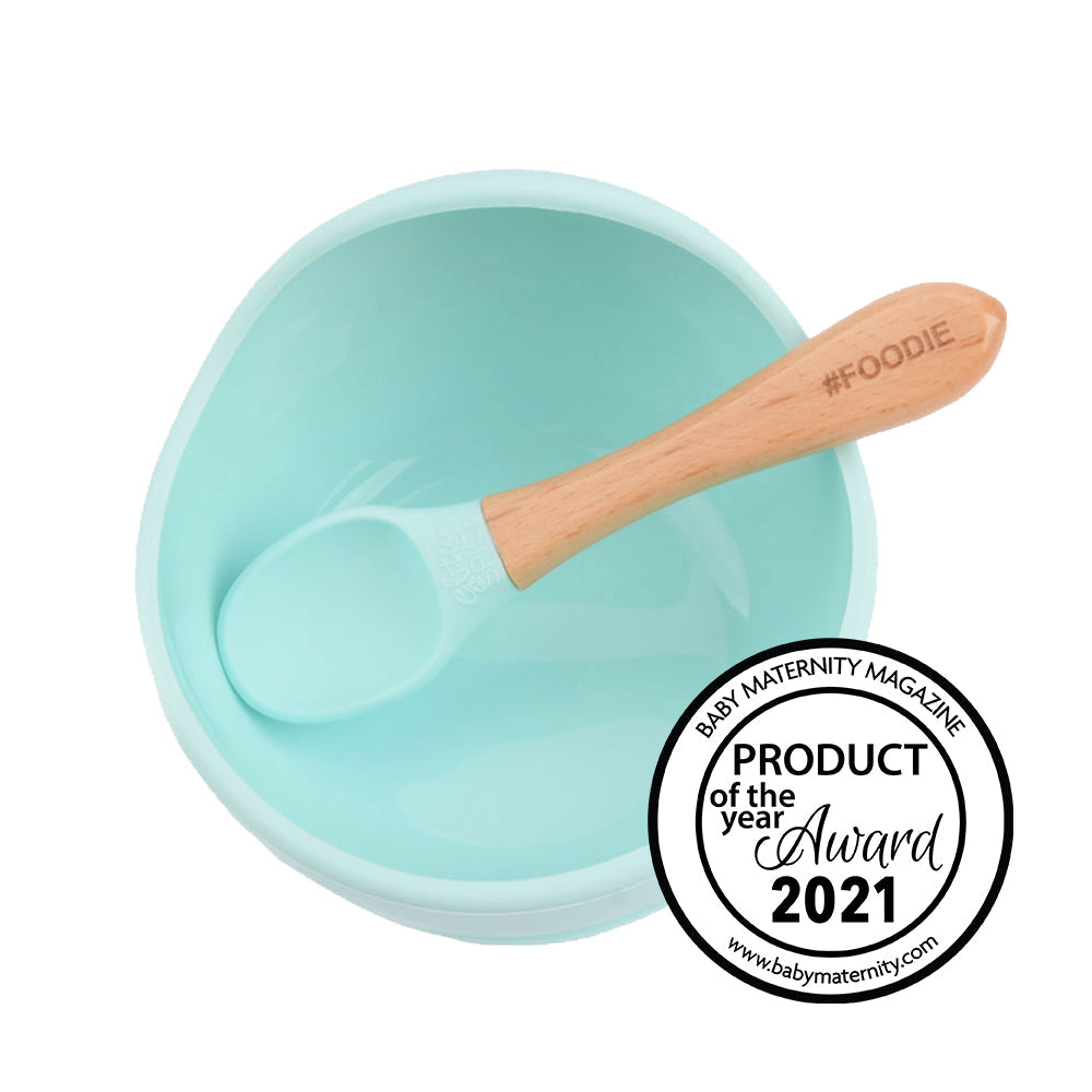 SILICONE BOWL + SPOON SET FACTORY SECONDS - Glitter & Spice