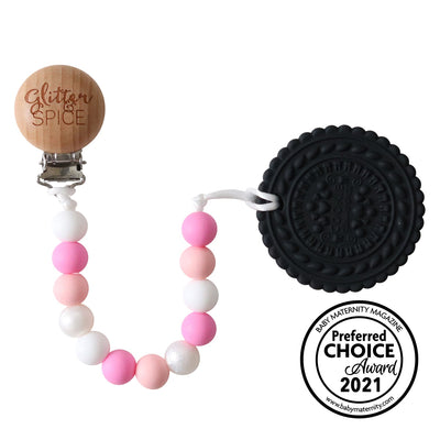 Cookie Silicone Teether - Discontinued - Glitter & Spice Canada