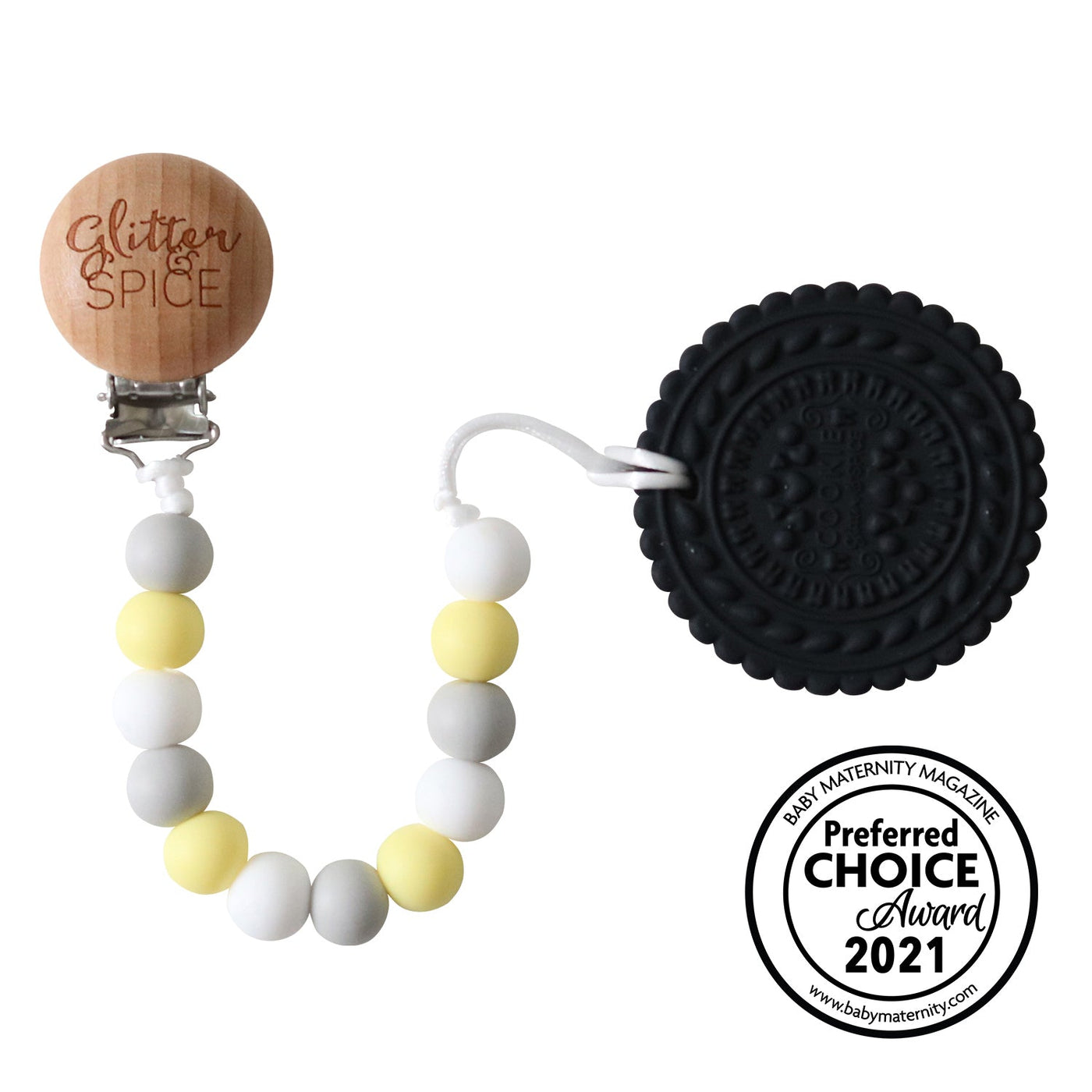Cookie Silicone Teether - Discontinued - Glitter & Spice Canada