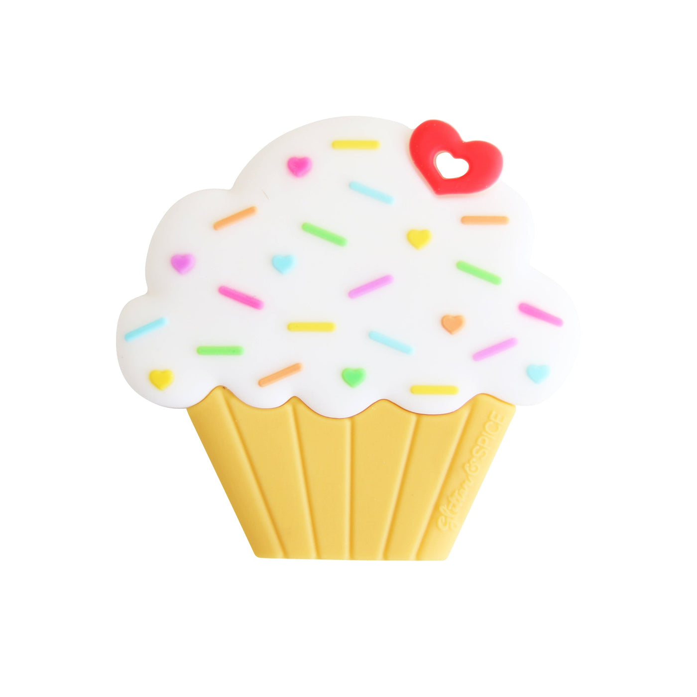 Cupcake Silicone Teether - Glitter & Spice