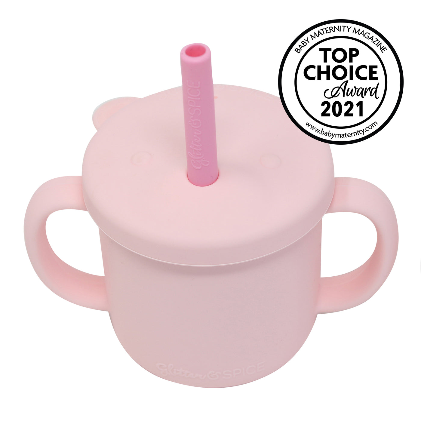 Grow with Me Silicone Bear Cup - Glitter & Spice