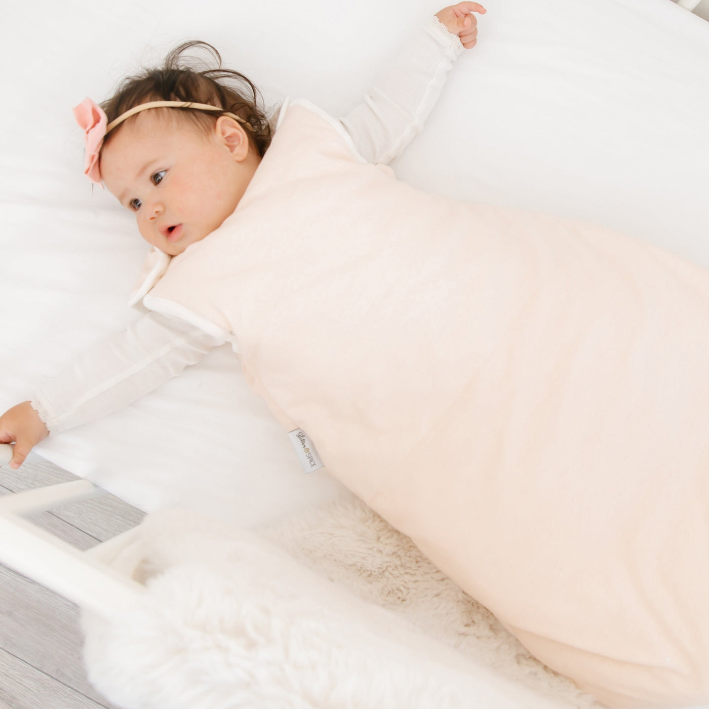 Sleep Bag 1.0 TOG - Blushing Peach - Glitter & Spice