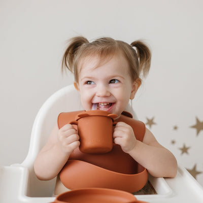 Grow with Me Silicone Bear Cup - Glitter & Spice