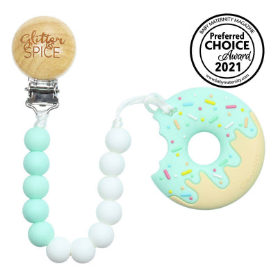 Donut Silicone Teether - Glitter & Spice