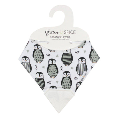 Organic Chew Bib - Waddles - Overstock - Glitter & Spice
