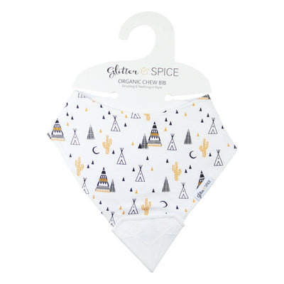 Organic Chew Bib - Wild West - Glitter & Spice