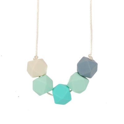 Silicone Teething Necklace - Ella - Glitter & Spice
