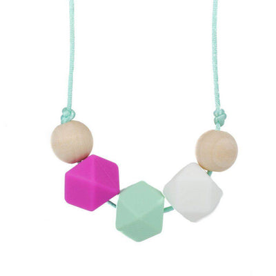 Silicone Teething Necklace - Emmalyn - Glitter & Spice