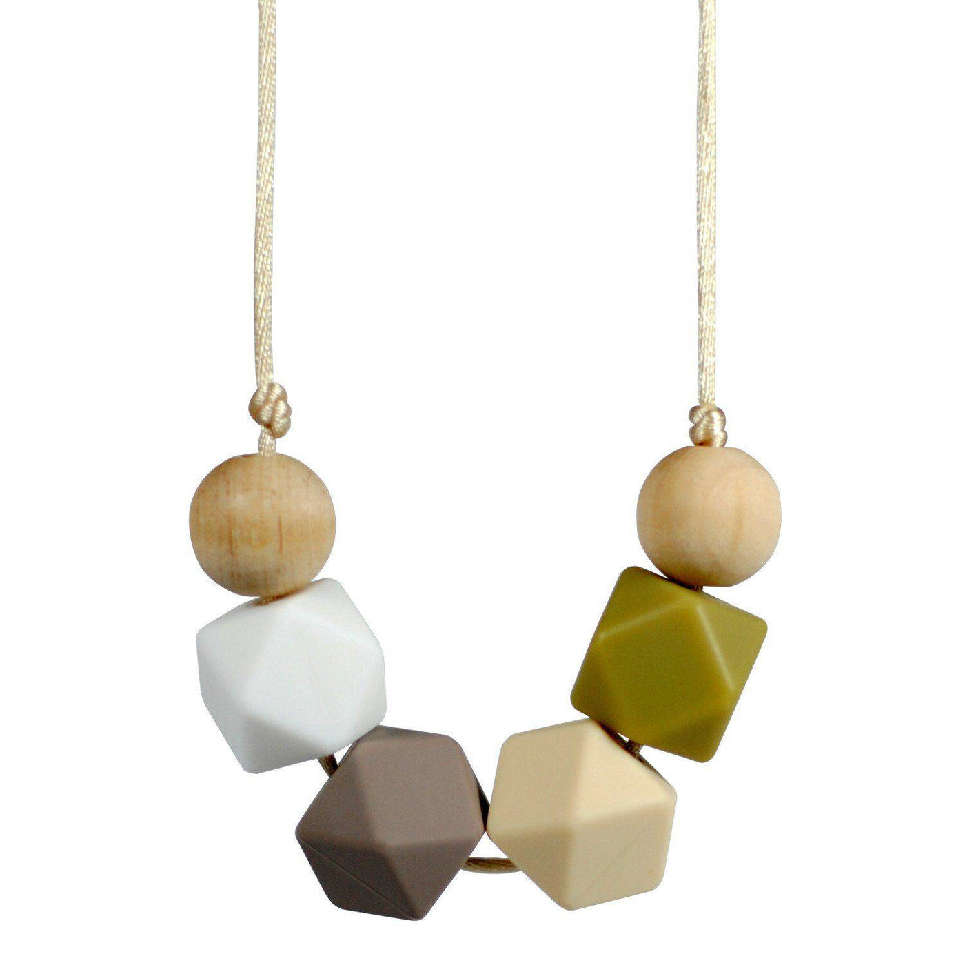 Silicone Teething Necklace - Juniper - Glitter & Spice