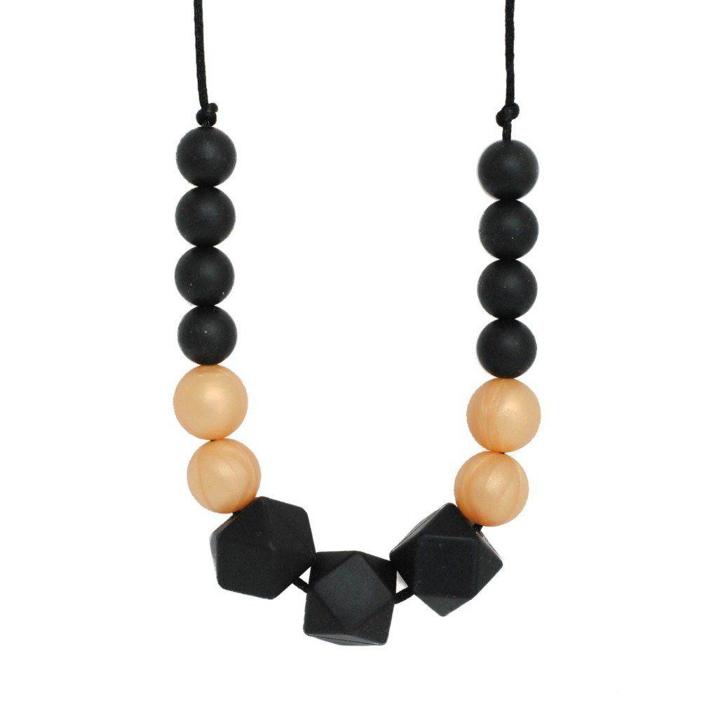 Silicone Teething Necklace - Marigold - Glitter & Spice