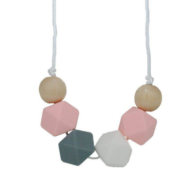 Silicone Teething Necklace - Sara - Glitter & Spice