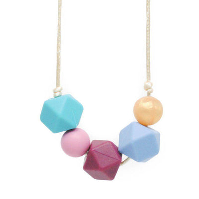 Silicone Teething Necklace - Wynter - Glitter & Spice